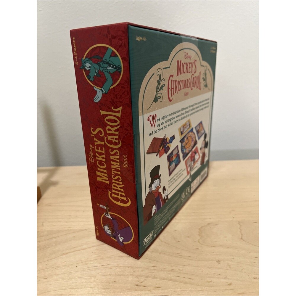 2022 Disney Mickey's Christmas Carol Holiday Game Funko 2-4 Players New Sealed - Picture 4 of 6
